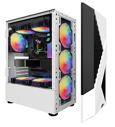 Корпус 1stPlayer F3-A-4F1 White 600W - мініатюра 3