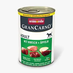 Корм Animonda GranCarno Adult Beef + Deer with Apple консервований д/собак з яловичиною, олениною та яблуком 400 г арт.AM-82479