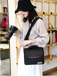 Фотосумка Canon EOS Чорний з червоним (IBF030BR) - мініатюра 9