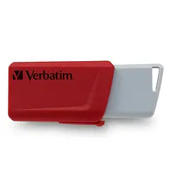 Флеш-накопичувач Verbatim USB флеш накопичувач 2x32GB Store 'n' Click Red/Blue USB 3.2 (49308) - мініатюра 2