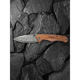 Ніж складаний туристичний Civivi Photonix, (9.4 см) Damascus / Guibourtia Wood - мініатюра 17
