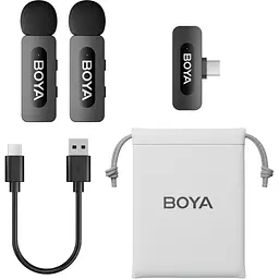 Мікрофон Boya BY-V20 Type-C Black (BY-V20) - мініатюра 2
