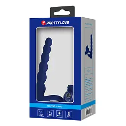 Віброкільце з анальним стимулятором Pretty Love Hercules Penis Sheath III - мініатюра 4