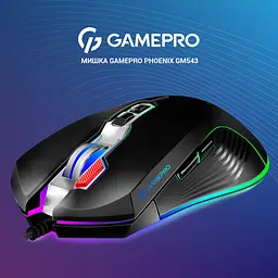 Миша GamePro Phoenix USB Black (GM543) - мініатюра 14