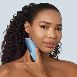 Термо щітка для обличчя Geske Sonic Thermo Facial Brush 6 в 1 електронна звукова аквамарин - мініатюра 6