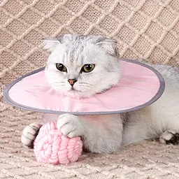 Захисний комір для котів Derby Breathable Cat Elizabeth Collar, Pink, XL < 40 см - мініатюра 2