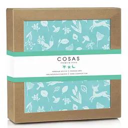Пелюшка багаторазова Cosas непромокаюча Animals Mint 70х120 см, м'ятна
