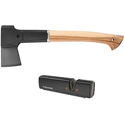 Подарунковий набір Fiskars Norden chopping axe N10 та sharpener SET (1052276)