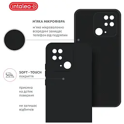 Чохол до мобільного телефона Intaleo SoftShell Xiaomi Redmi 10C Black (1283126554278) - мініатюра 5