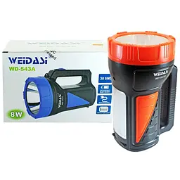 Ліхтар-прожектор WD-543 переносний, потужний, світлодіодний, акумуляторний