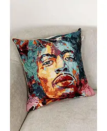 Подушка декоративна гобеленова 45х45 см JIMI (029982) - мініатюра 2