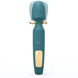 Вібромасажер з двома насадками Love To Love R-Evolution Teal Me - мініатюра 6