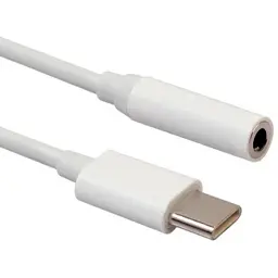 Перехідник Lapara USB Type-C Male - Audio AUX mini jack 3,5 mm Female (LA-Type-C-Audio-3.5mm white) - мініатюра 2