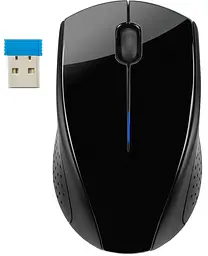 Мишка бездротовий HP 220, 3 кн., 1600 dpi, чорна