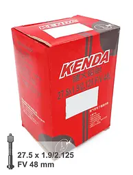 Камера велосипедна Kenda 27.5х1.9/2.125 FV 48 мм (G0000945) - мініатюра 3
