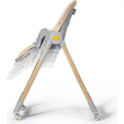 Стільчик для годування Kinderkraft Lastree Beige Wood бежевий (00-00304465) - мініатюра 5