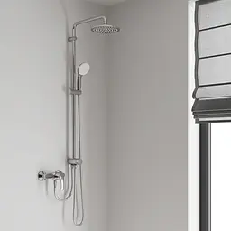 Душева система прихованого монтажу Grohe Eurosmart (33556003+28576000+27541001) UA33556003, Хром - мініатюра 9