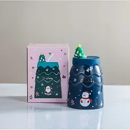 Склянка новорічна Merry Christmas 13331 400 мл синій