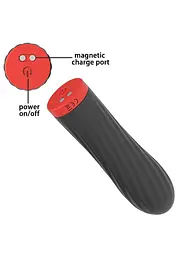 Вібратор B - Series Magic Rechargeable Silicone Touch, 8.5 см (чорний) - мініатюра 4