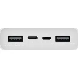 Зовнішній акумулятор Xiaomi Mi PowerBank 3 20000mAh Type-C White (PLM18ZM) (VXN4258CN) - мініатюра 3