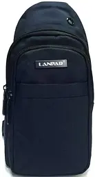 Сумка LANPAD чоловіча через плече 16х27х9 см Синій (LAN35001 blue)