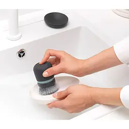 Щітка Brabantia для миття посуду з дозатором миючого засобу темно-сіра (302626) - мініатюра 6