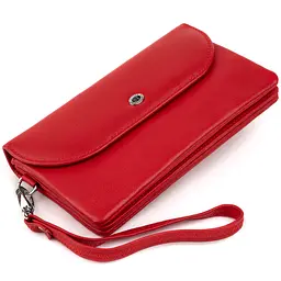 Жіночий шкіряний гаманець-клатч ST Leather 19х9,5х2,5 см acs0015826 - мініатюра 4