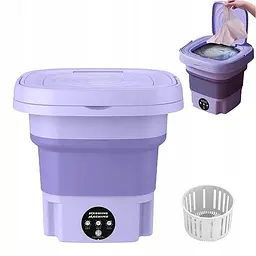 Портативна складна 6,5 літрова міні-пральна машина 643 • Folding Washing Machine пральна машина - мініатюра 3