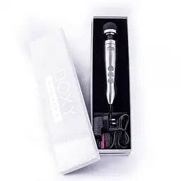 Вибратор Doxy Number 3 Silver Очень мощный -микрофон в металлическом корпусе, 28х4.5 см серебристый - миниатюра 3