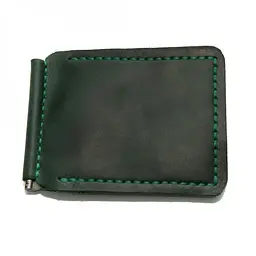 Шкіряний затиск для грошей Gofin 11,5х8,5 см acs0011970