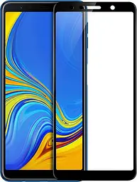 Захисне скло Tempered Glass 3D Full Glue Samsung Galaxy A7 2018 A750 black