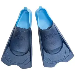 Ласти Zoggs Short Blade Rubber 35-36 Синій/Блакитний (1000-465220.BLLB.2-3)