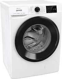 Пральна машина Gorenje фронтальна 8 кг 1400 A+++ 55 см дисплей інвертор пара Wi-Fi білий - мініатюра 3