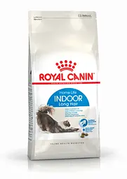 Сухий корм для домашніх кішок Royal Canin Indoor Long Hair довгошерстих, м'ясо птиці і кукурудза, 2 кг