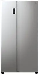 Холодильник Gorenje SBS 179х67х92см 2 двері 356(191) л А++ NF+ матовий сірий (NRR9185EAXL)