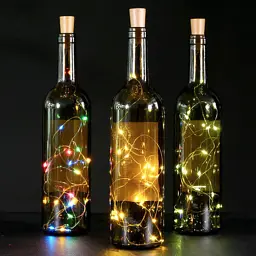 Гірлянда ColorWay пробка для пляшки на батарейках LED 20/2М (5шт/уп) кольорова (CW-GC-20L2BMC) - мініатюра 11