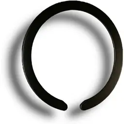 Стальная пластина DK для MagSafe Ring на скотче (Кольцо С / black) - мініатюра 3