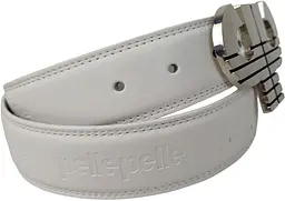 Ремінь шкіряний PellePelle під джинси 4 см Білий - мініатюра 6