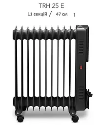 Обігрівач масляний Trotec TRH 25 E 2500W Black (1410000720) - мініатюра 9