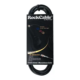Мікрофонний кабель RockCable Microphone Cable - XLR (m) / TRS Jack 3m (RCL 30383 D6 M BA) - мініатюра 2