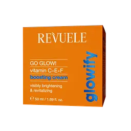 Крем-ліфтинг для обличчя Go Glow! Vitamin C+E+F Revuele 50 мл