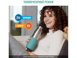 Термопляшка Tefal Bludrop soft touch 700 мл (N3111210) - мініатюра 3