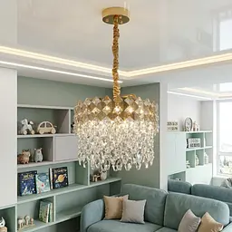 Кришталева люстра Splendid Ray L8590/400/6 (SGD) золото, 6 ламп E14