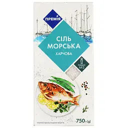 Сіль морська Премія, помел №3, 750 г (583066)