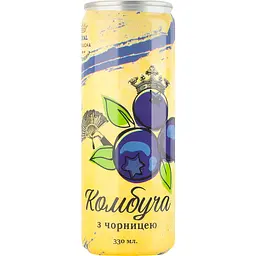 Напій Royal Fruit Комбуча з Чорницею безалкогольний ферментований 330 мл