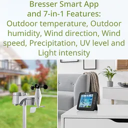 Метеостанція Bresser Smart Home 7-in-1 Weather Center ClimateConnect (7003600CM3000) - мініатюра 7