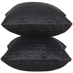 Наволочка декоративна ТЕП Velour Мозаїка 45х45 см чорний (2-05175_36299) - мініатюра 3