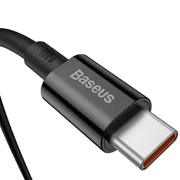 Дата кабель Baseus Superior Series Fast Charging Type-C to Type-C PD 100W (1m) (CATYS-B) Чорний - мініатюра 2