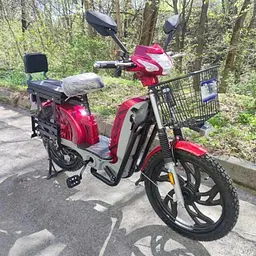 Електроскутер Двомісний Crosser E-Delta (800W,60V,15Ah) Червоний - мініатюра 5