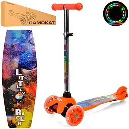 Самокат дитячий iTrike Mini BB 3-040-OR1 з підсвічуванням - мініатюра 2